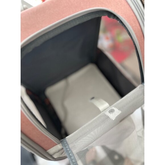 Pet Backpack Carrier For Cats & Small Dogs Breathable Mesh Design Portable, Ligh - Picture 5 of 7